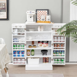Astrid Kitchen Storage Pantry Cupboard - White