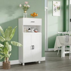 Lilly Kitchen Storage Pantry Cupboard - White