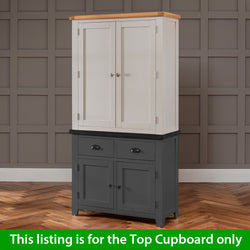 Mcnelly Kitchen Storage Pantry Cupboard Top - Grey