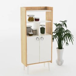 Hoggard Kitchen Storage Cupboard - Oak/White
