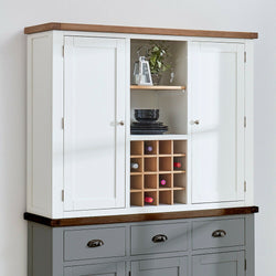 Yanah Kitchen Storage Pantry Cupboard - White