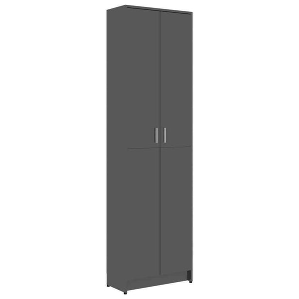 Evelina Larder Cupboard Grey High Gloss Larders Direct Larders Direct