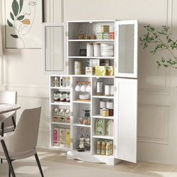 Sorell Deluxe Larder Pantry Cabinet – White