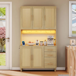 Lovi Kitchen Storage Pantry Cupboard - Beige
