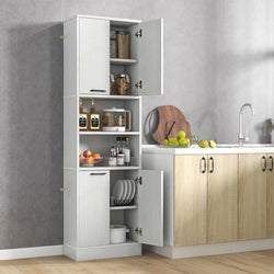 Flora Pantry Cupboard - White