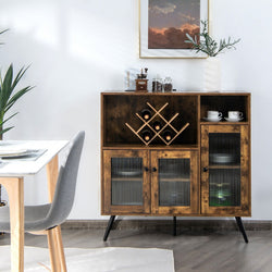 Koen Kitchen Storage Cupboard - Rustic Brown