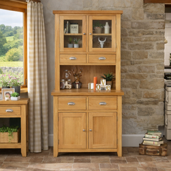 Cain Kitchen Storage Pantry Cupboard - Oak