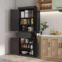 Ebonstone Tall Pantry Organizer  – Black