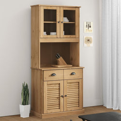 Tatum Kitchen Storage Cupboard - Natural