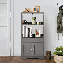 Madlen Larder Cupboard - Grey