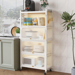 Thea Pantry Cupboard - White - (60cm's)