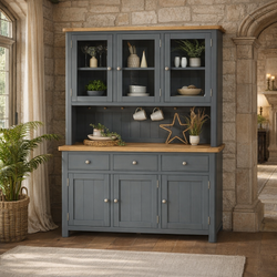 Makai Kitchen Storage Pantry Sideboard - Slate Grey