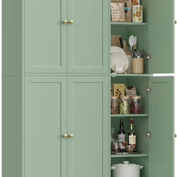 Everard Kitchen Storage Pantry Cupboard – Green