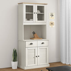 Tatum Kitchen Storage Cupboard - White