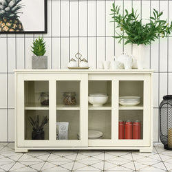 Kayce Kitchen Storage Cupboard - White