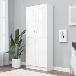 Gintani Tall Storage Cabinet – White
