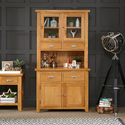 Baldwin Kitchen Storage Pantry Cupboard - Oak