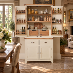 Monon Kitchen Storage Pantry Cupboard - Cream