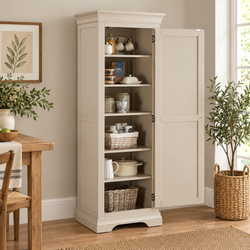 Elias Single Shaker Kitchen Pantry Storage Cupboard - Dove Grey