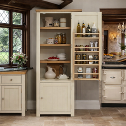 Micah Kitchen Storage Pantry Cupboard - Cream