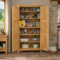 Rumble Kitchen Storage Pantry Cupboard - Oak