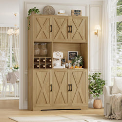 Nancy Kitchen Storage Cupboard - Brown