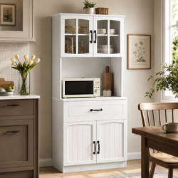 Rayburn Kitchen Storage Pantry Cupboard - White