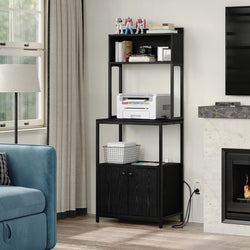 Flintwood Pantry Cupboard – Black