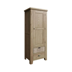 Renley Rustic Tall Utility Larder - Oak