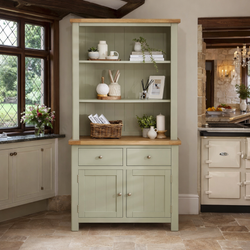 Odin Kitchen Storage Pantry Sideboard Cupboard - Sage Green