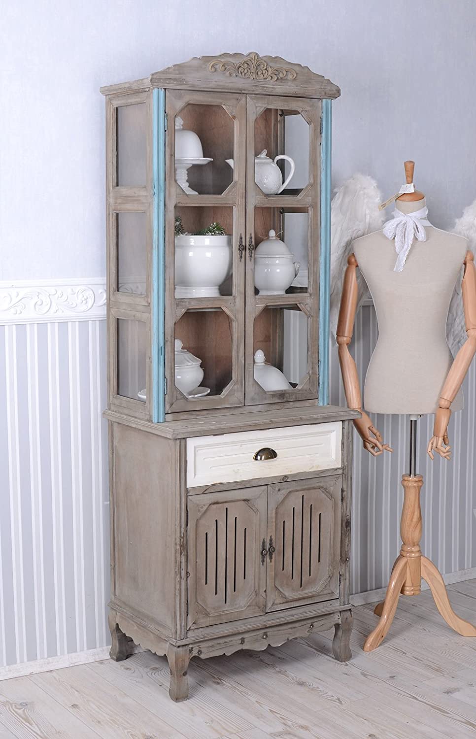 Antique pantry cupboard discount