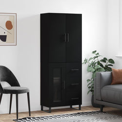 Selena Larder Cupboard - Black