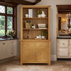 Odin Kitchen Storage Pantry Sideboard Cupboard - Oak
