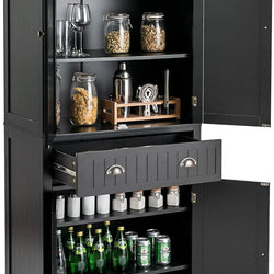 Ambrose Larder Cupboard - Black