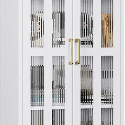 Dashiell Kitchen Storage Cupboard 155H 2 Doors- White
