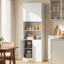 Dayton Kitchen Storage Pantry Cupboard – White
