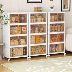 Linden Kitchen Storage Pantry Trolley 28L- White