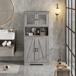 Harriet Kitchen Storage Pantry Cupboard - Grey