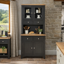 Cain Kitchen Storage Pantry Cupboard - Black