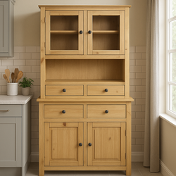 Lutcher Larder Cupboard - Natural Wood Finish