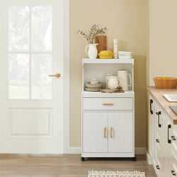 Genevieve Kitchen Storage Trolleys - White