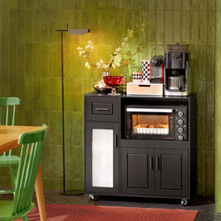 Joey Kitchen Storage Trolley - Black