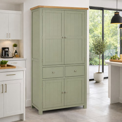 Malani Kitchen Storage Pantry Cupboard - Sage Green