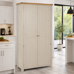 Malaya Kitchen Storage Pantry Cupboard - Putty Grey