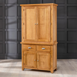 Monon Kitchen Storage Pantry Cupboard - Oak