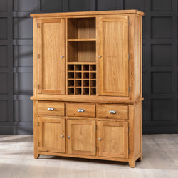 Bruke Kitchen Storage Pantry Cupboard - Oak