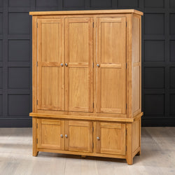 Severine Kitchen Storage Pantry Cupboard - Oak