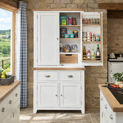 Monon Kitchen Storage Pantry Cupboard - White