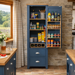 Ettal Kitchen Storage Pantry Cupboard - Dark Blue