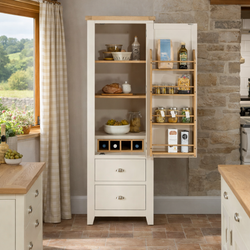 Ettal Kitchen Storage Pantry Cupboard - Dove Grey